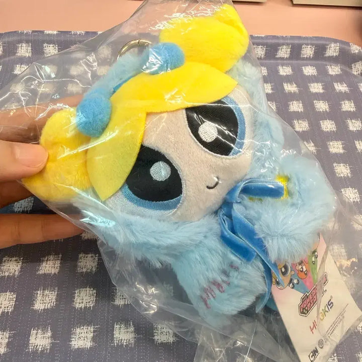[BUNJANG] The Powerpuff Girls Animal Cape Bubbles Plush Charm / 파워퍼프걸 키링 애니멀케이프 버블 허그키즈 HUGKIS
