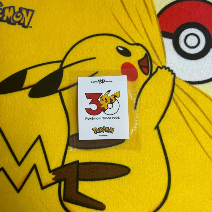 [BUNJANG] Baskin Robbins Pokemon 30th Anniversary Sticker / 베라 포켓몬 30주년 스티커