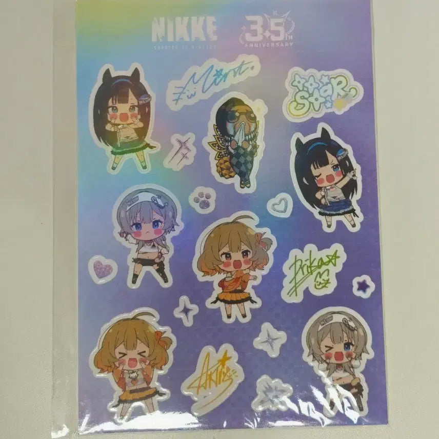 [BUNJANG] Nikke T.T. Star Sticker / 니케 티티스타 스티커