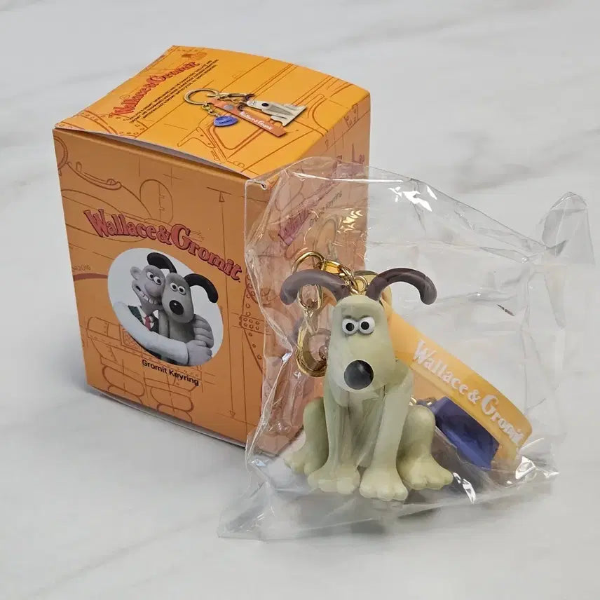 [BUNJANG] Wallace &amp; Gromit Dog Figure Keyring / 월레스와 그로밋 강아지 피규어 키링