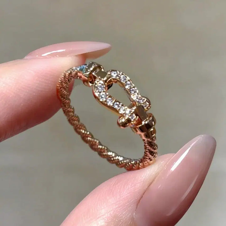 [BUNJANG] FRED FORCE10 Series Minimalist Ring Size 53 / 프레드 FRED FORCE10 시리즈 심플 캐주얼 고급 여성 반지 53