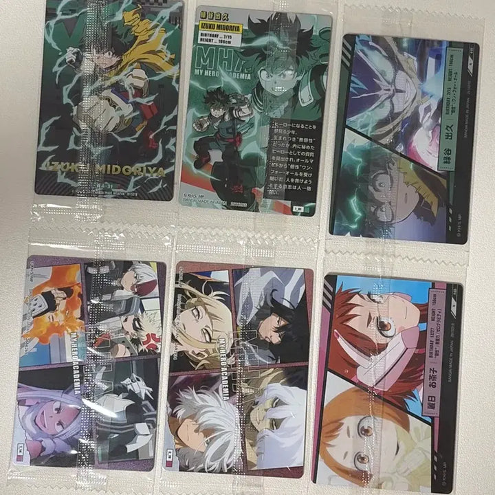 [BUNJANG] My Hero Academia Weiss Schwarz Rare Card Set (Midoriya, Uraraka) / 나의 히어로 아카데미아 히로아카 웨하스 레어 카드 미도리아, 우라라