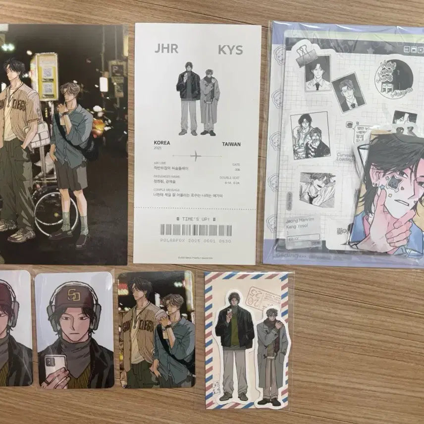 [BUNJANG] Jeokbanhajang Hustle Play Goods Sticker Photocard Set / 적반하장의 허슬플레이 굿즈