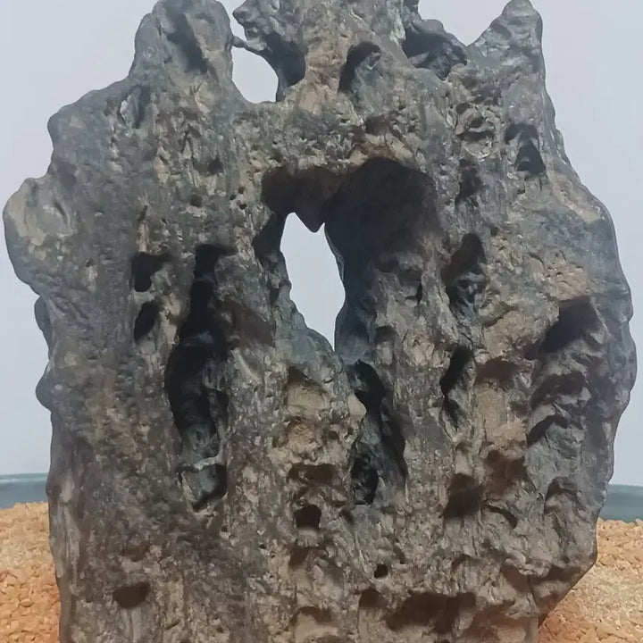 [BUNJANG] South Han River Choco Natural Pierced Stone / 수석(관통석)