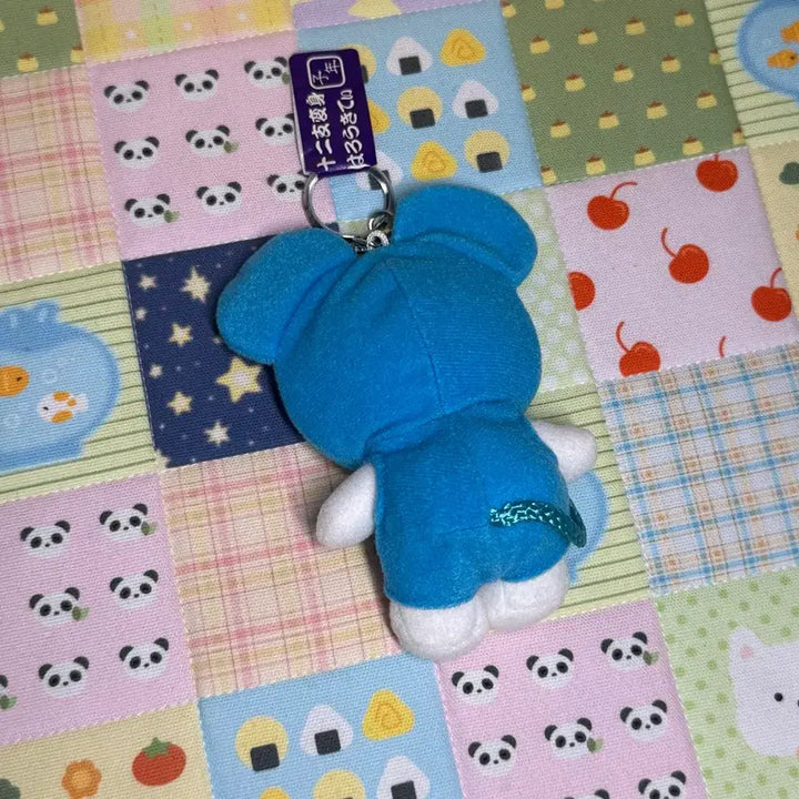 [BUNJANG] Vintage Sanrio Hello Kitty Zodiac Mouse Keychain / (레어) 고전 키티 십이지신 쥐 인형 키링