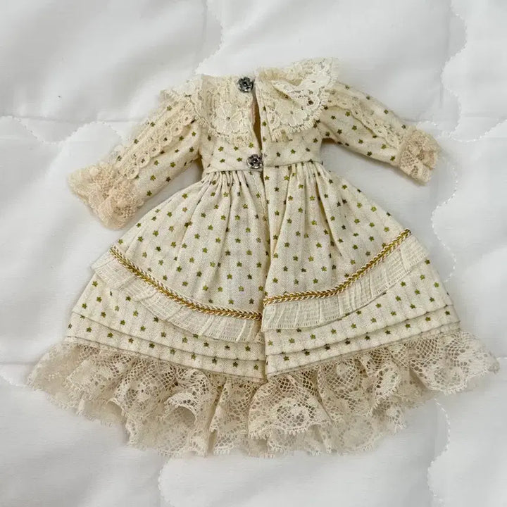 [BUNJANG] Blythe Cream Doll Dress Outfit / 블라이스/브라이스 크림돌 드레스 원피스
