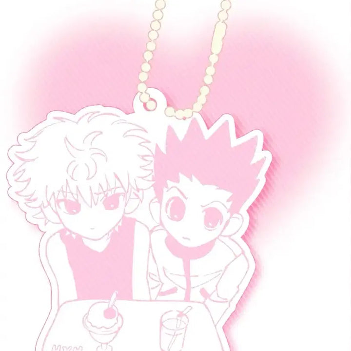 [BUNJANG] Hunter x Hunter Gon &amp; Killua Keyring (Ivory Ball Chain) / 헌터헌터 곤 키르아 빠안히 키링 미개봉
