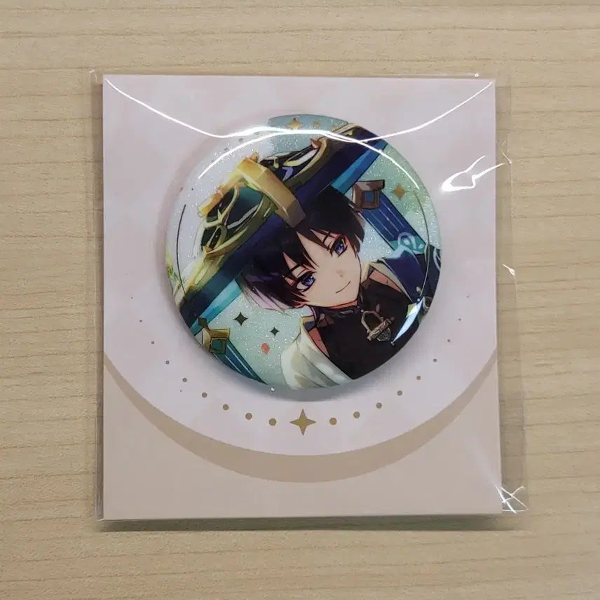 [BUNJANG] Genshin Impact Wanderer Collaboration Bundle Set with Can Badge / 메가커피 원신 방랑자 콜라보 일괄+캔뱃지