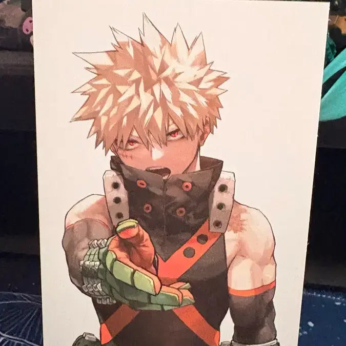 [BUNJANG] My Hero Academia Katsuki Bakugo Limited Edition Illustration Postcard / 나의 히어로 아카데미아 바쿠고 카츠키 일러스트 엽서 초판 한정 카드