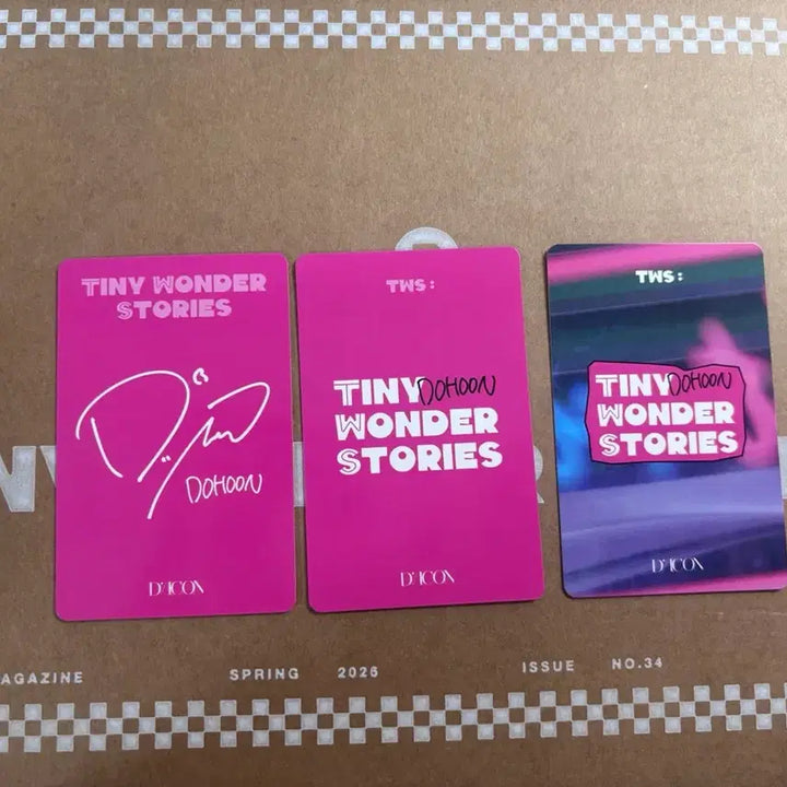[BUNJANG] TWS Dohun B Ver. Photocard Set (3 Types) / 디아이콘 투어스 tws 도훈 b버전 포카 3종 세트