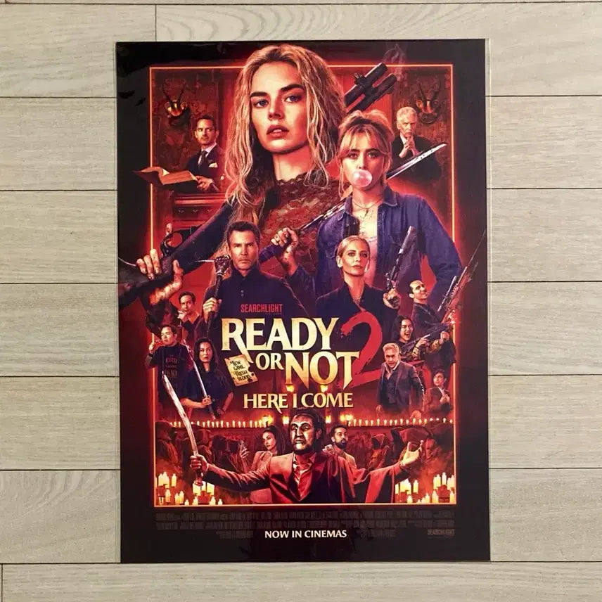 [BUNJANG] Ready or Not: The Deadly Game Original Poster (Weeks 1 &amp; 2) / [레디오어낫2: 죽음의 숨바꼭질] 1주차/2주차 오리지널 포스터