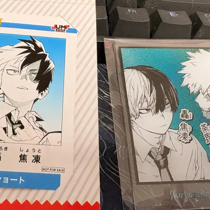 [BUNJANG] My Hero Academia Original Art Exhibition Jump Shop Limited Todoroki Shoto Touya Dabi Postcard Set / 히로아카 원화전 점프샵 한정 토도로키 쇼토 토우야 다비 엽서 카드