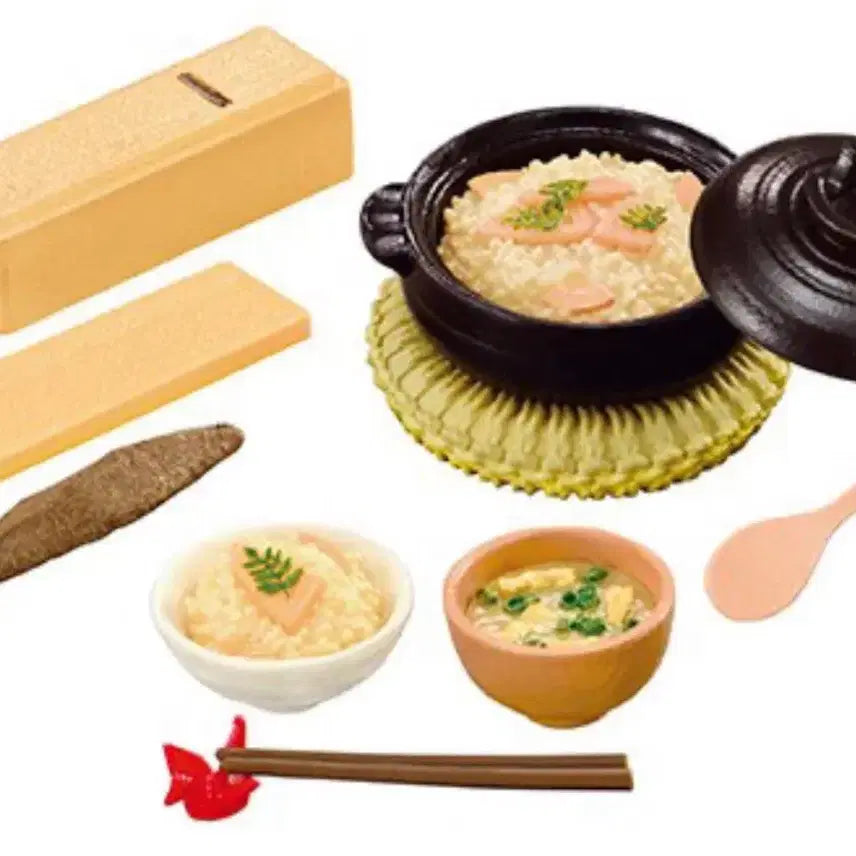 [BUNJANG] Re-Ment Puchi Sample Blooming Japanese Daily Life Pot Rice / 리멘트 푸치샘플 - 꽃피는 일본식 생활일상 (솥밥)