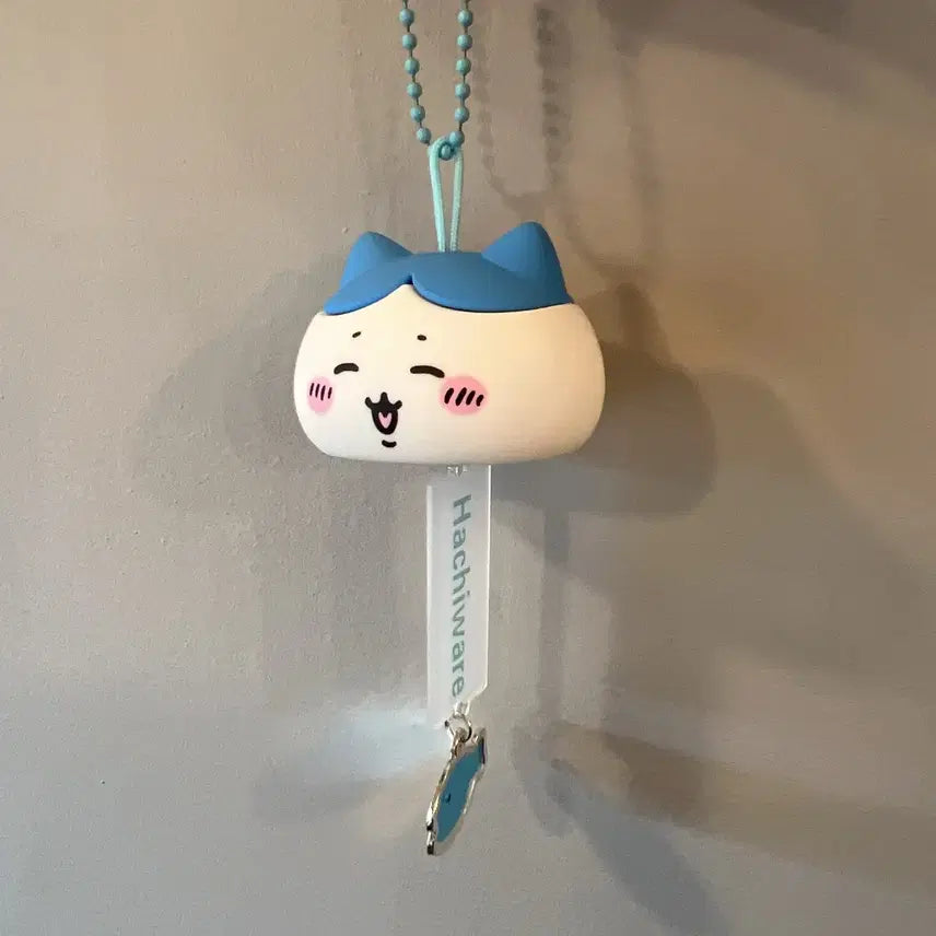 [BUNJANG] Monjakky Hachiware Fuuring Lantern Glass Keyring / 먼작귀 하치와레 풍경 풍등 종 키링