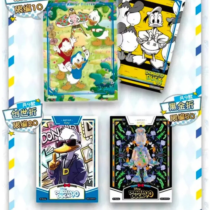 [BUNJANG] Genuine Disney Donald Duck 90th Anniversary Card / 정품 디즈니 도날드덕 90주년 기념 카드