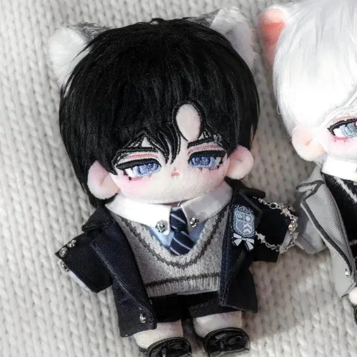 [BUNJANG] Woobel 10cm Doll Clothes Cotton College Navy / 우블 10cm 인형옷 코튼컬리지 네이비
