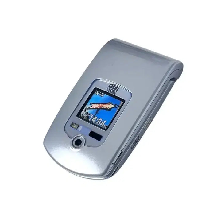 [BUNJANG] Docomo Blue Silver Mock-up Flip Phone Y2K / 일본 블루 실버 목업폰 폴더폰 핸드폰 휴대폰 도코모 모형폰 y2k