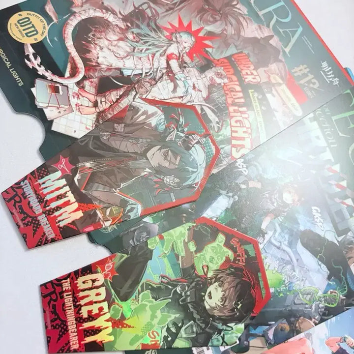 [BUNJANG] Arknights Mittens Sector Gray Windscout Halloween Postcard Set / 명일방주 미틈 이격 그레이 윈드스쿠트 할로윈 엽서 카드