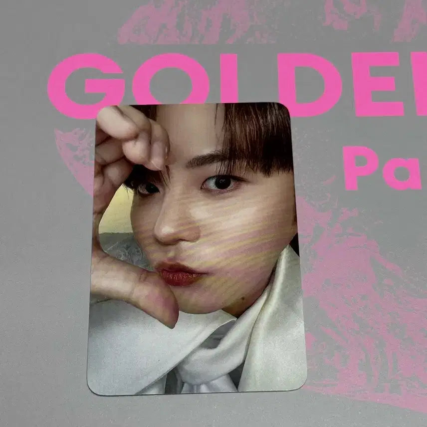 [BUNJANG] ATEEZ 14th Mini Album GOLDEN HOUR Part.5 Pink LP Version Jongho Photocard / 에이티즈14번째 미니 앨범 골든 아워 파트 5 핑크 LP 버전 종호 포카