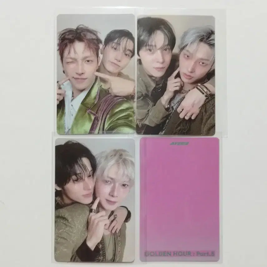 [BUNJANG] ATEEZ KQ Shop Golden Hour: Part.5 BAD Toktoq Kokkok Unit Set Photocard / 에이티즈 KQ샵 톡큐 콕콕 유닛 4장