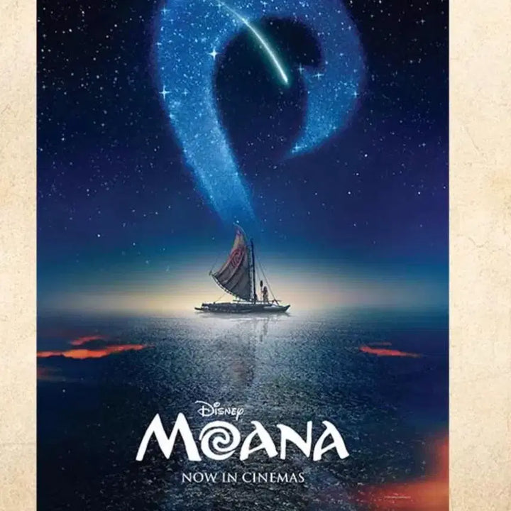 [BUNJANG] Moana Lotte Cinema 1st Week A3 Poster / 모아나 롯데시네마 1주차 포스터 현장증정 A3