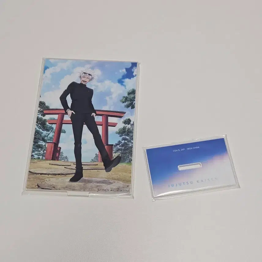 [BUNJANG] Jujutsu Kaisen Sega Lucky Draw Gunjo Ochiei Satoru Gojo Acrylic / 주술회전 세가 럭키 쿠지 군청낙일 고죠 사토루 아크릴