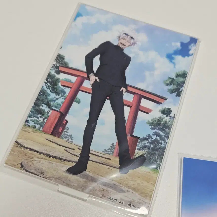 [BUNJANG] Jujutsu Kaisen Sega Lucky Draw Gunjo Ochiei Satoru Gojo Acrylic / 주술회전 세가 럭키 쿠지 군청낙일 고죠 사토루 아크릴