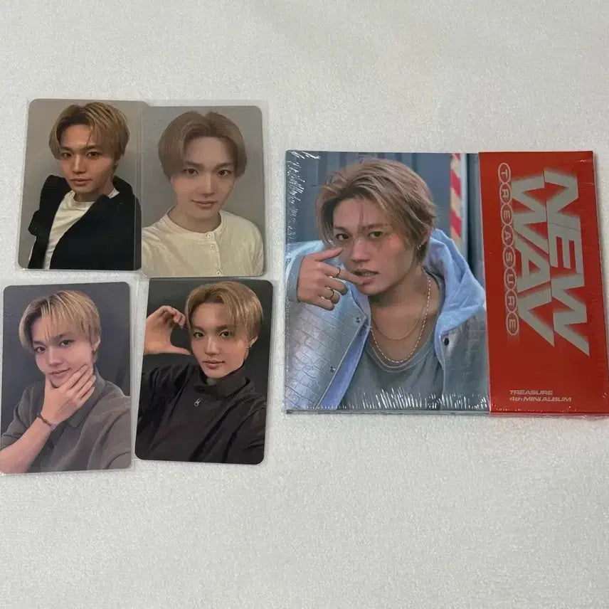 [BUNJANG] TREASURE Doyoung Bundle Set Stamp Tour Lucky Draw POB Sealed Digipak Album / [도영 일괄세트] 트레저 미개봉 스탬프 특전 스포티 블루 디지팩 앨범