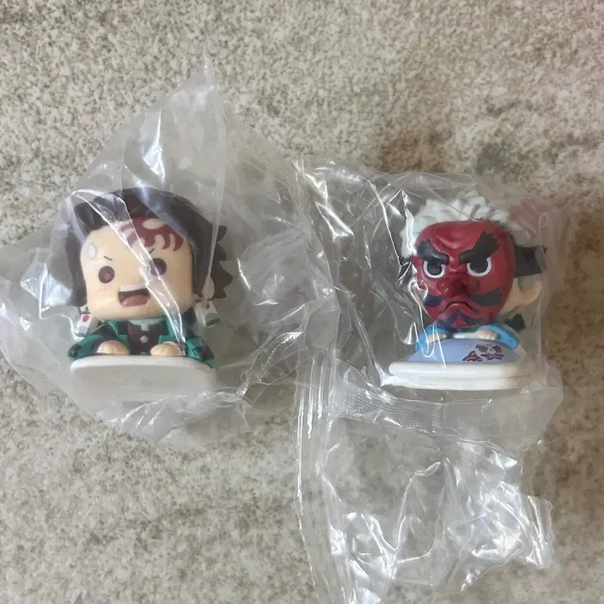 [BUNJANG] Demon Slayer: Kimetsu no Yaiba Tanjiro &amp; Sakonji Onemutan Gacha Figure Bundle Set (Sealed) / 귀멸의 칼날 오네무탄 가챠 탄지로 사콘지 일괄 판매 귀칼