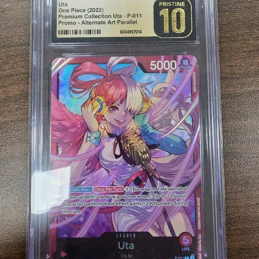 [BUNJANG] One Piece Uta Promotional Card CGC 10 Pristine (PSA 10) / 원피스 등급카드 우타 프로모 북미 CGC10 프리스틴 (PSA10)