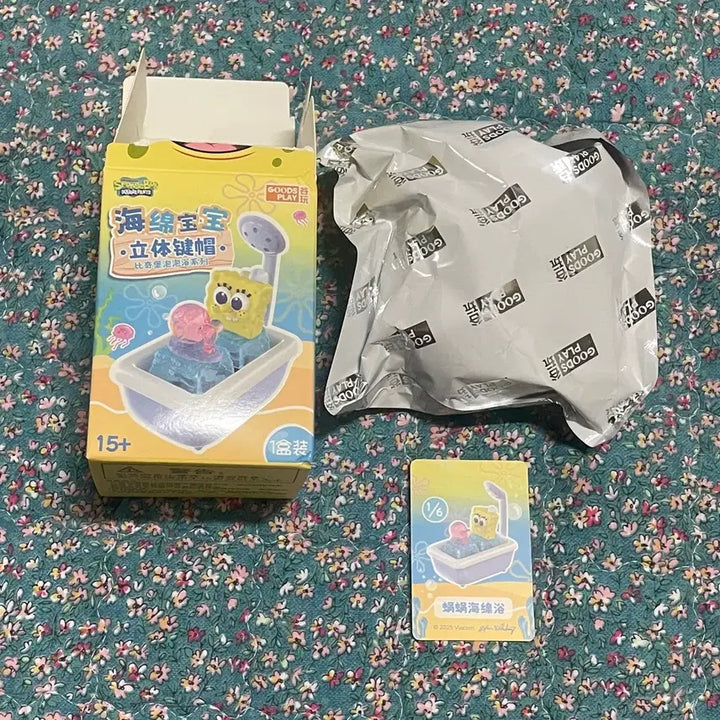 [BUNJANG] SpongeBob SquarePants Bikini Bottom Bubble Bath Keycap / 스폰지밥 키캡 네모바지 비키니시티 버블욕 키캡
