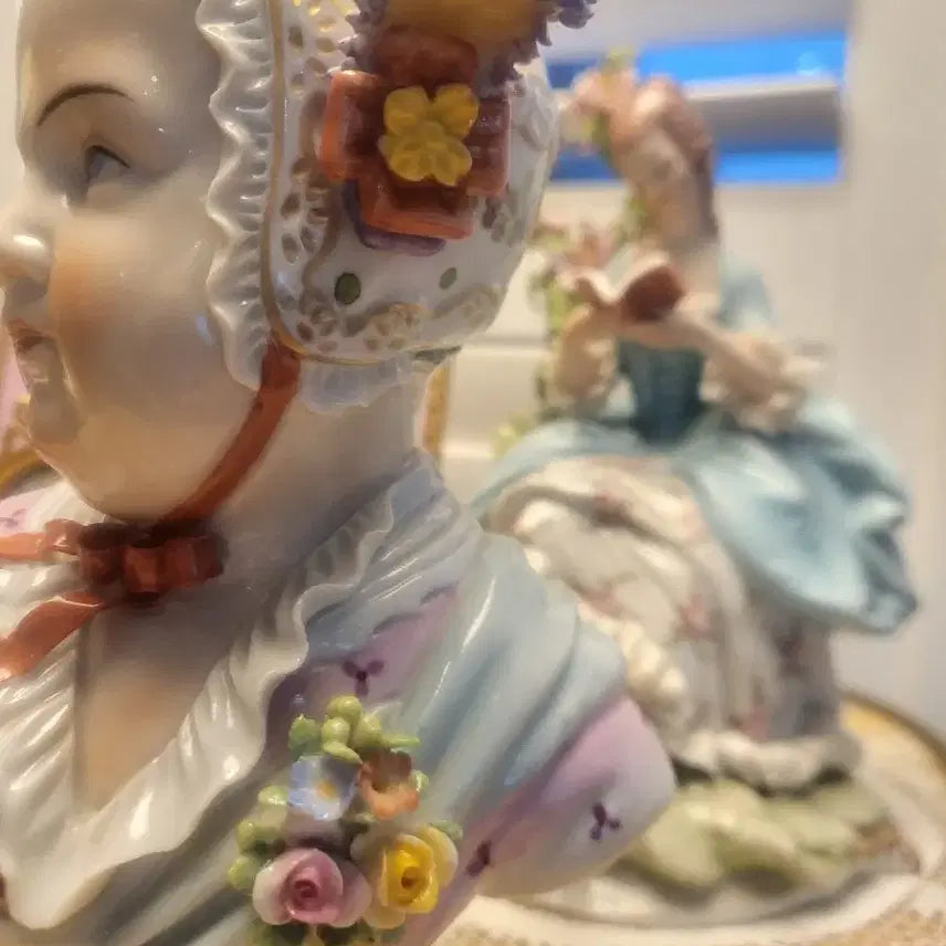 [BUNJANG] Dresden Bust Bourbon Figurine Set / 드레스덴 버스트 부르봉 피겨린세트