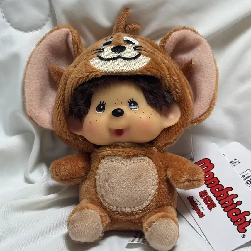 [BUNJANG] Tom and Jerry Monchhichi Doll Keychain / 톰과제리 몬치치 인형키링