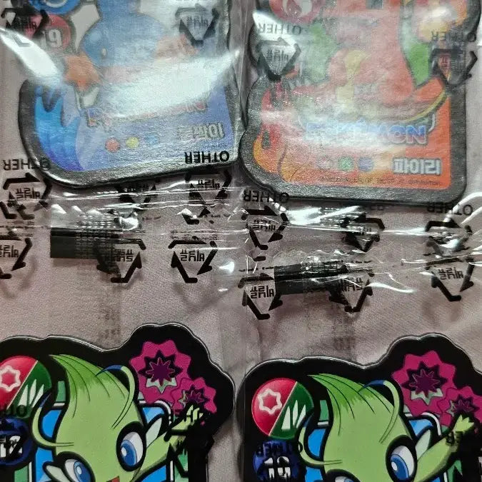 [BUNJANG] Pokemon Cookie Magnet Set (4 pcs) / 포켓몬쿠키 마그넷 4장