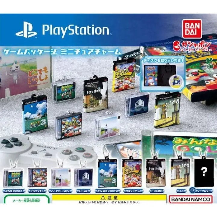 [BUNJANG] Bandai Miniature Gacha Capsule Toy Minano Golf Game Package PlayStation / 반다이 게임 패키지 플레이스테이션 미니어처 가챠 캡슐토이 미나노 골프