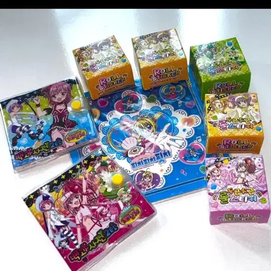 [BUNJANG] Vintage Stationery Bundle: Sugar Sugar Rune, Mermaid Melody, My Melody, Shugo Chara! / 고전 스티커 + 문구 일괄 캐캐체 슈가슈가룬 피치피치핏치 마이멜로디