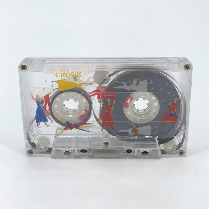 [BUNJANG] CROWN HP60 90s Retro Cassette Player / 90년대 무도회 투명 크라운 카세트 플레이어 테이프