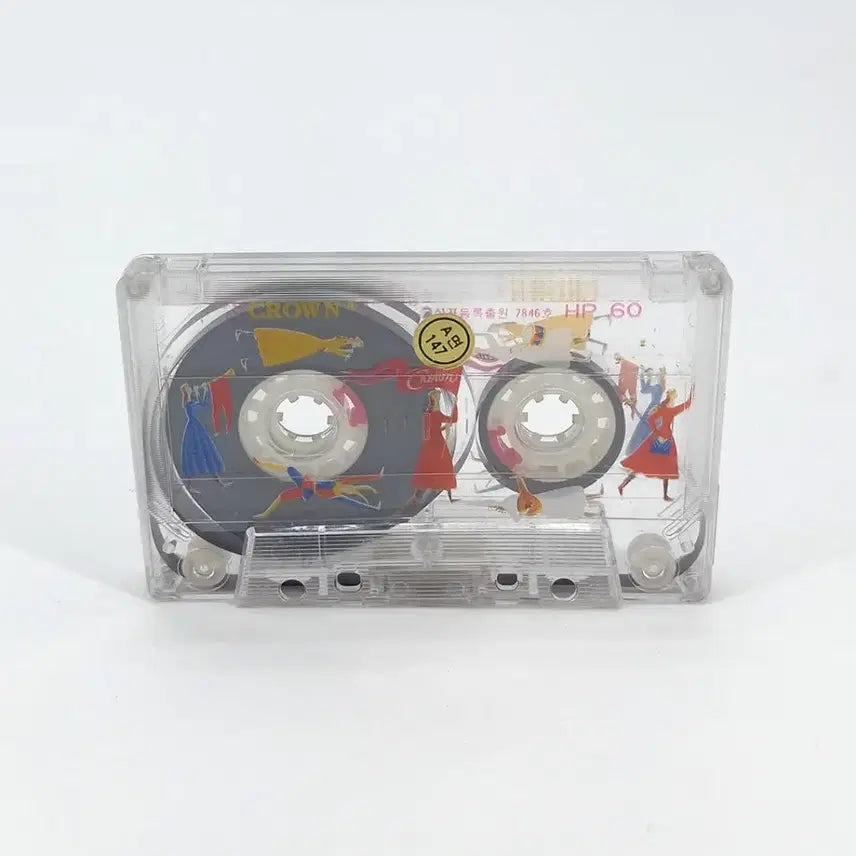 [BUNJANG] CROWN HP60 90s Retro Cassette Player / 90년대 무도회 투명 크라운 카세트 플레이어 테이프