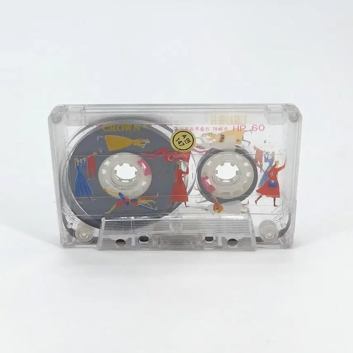 [BUNJANG] CROWN HP60 90s Retro Cassette Player / 90년대 무도회 투명 크라운 카세트 플레이어 테이프