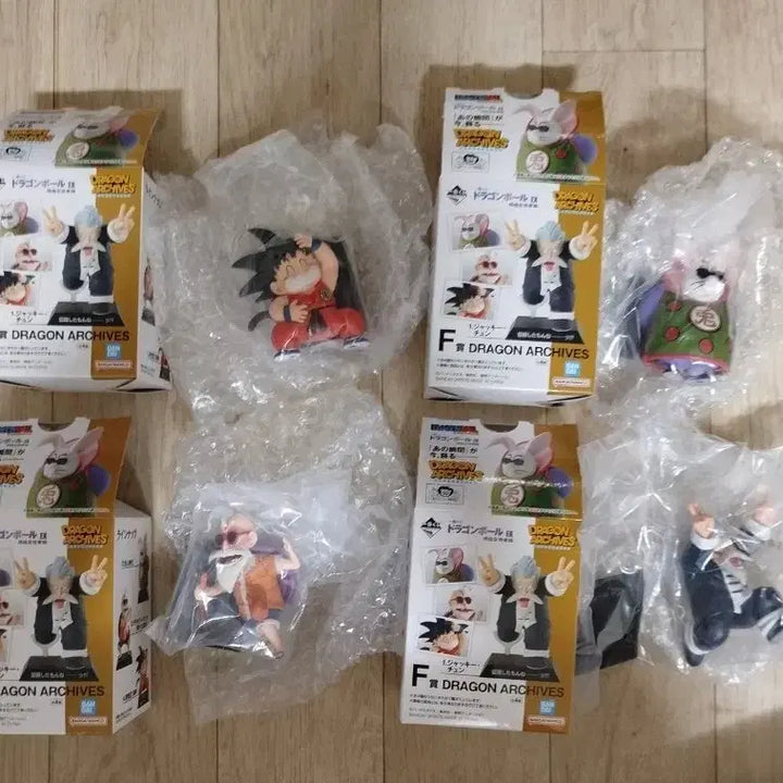 [BUNJANG] Ichiban Kuji Dragon Ball EX Son Goku Training Edition F Prize Archive Set (4 Figures) / 제일복권 드래곤볼EX 손오공 수행편 F상 아카이브 4종 풀셋 피규어 판매