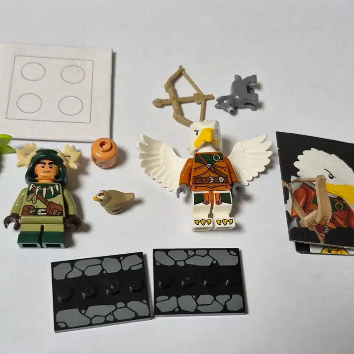 [BUNJANG] Lego Dungeons &amp; Dragons Halfling Druid &amp; Aarakocra Patrol Minifigure Bundle Set / 레고 던드 미피 드루이드 &amp; 아라코크라 일괄