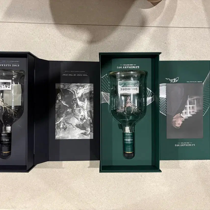 [BUNJANG] Dalmore Luminary No.3 17 Year Old &amp; King Alexander III Whisky Bundle Set (2 Bottles) / 달모어 루미너리 No.3 17년 / 킹 알렉산더 3세 위스키 2병 일괄