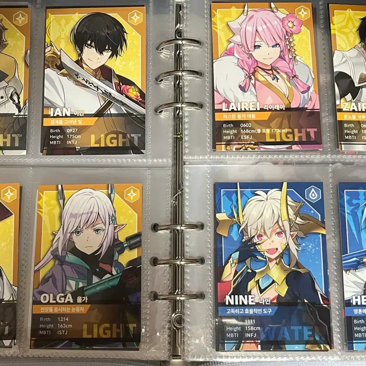 [BUNJANG] Record of Ragnarok Trading Profile Cards (Set of 47) / 로드 오브 히어로즈 트레이딩 프로필 카드 47장
