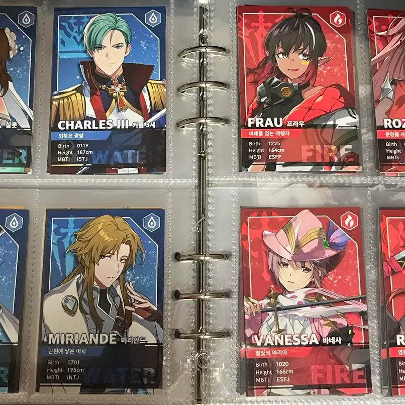 [BUNJANG] Record of Ragnarok Trading Profile Cards (Set of 47) / 로드 오브 히어로즈 트레이딩 프로필 카드 47장