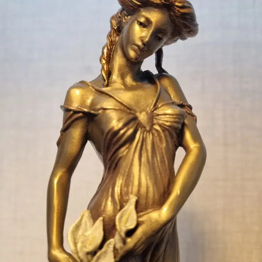 [BUNJANG] 1987 Chilmark Sibyl Pewter Sculpture (Limited Edition 742/2500) - Art Nouveau Style / 1987년 미국 한정판 주석 조각작품 [예언자 여인 SIBYL]