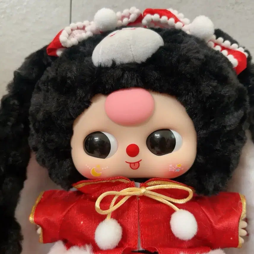 [BUNJANG] Bearbrick 400% Wedding Bride Black Rabbit / 베이비쓰리400% 웨딩 신부 검은토끼