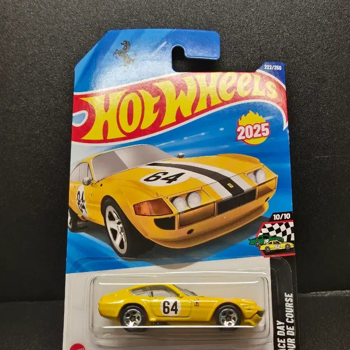 [BUNJANG] Hot Wheels Ferrari 365 GTB/4 Yellow Race Day Edition / 핫휠 페라리 365  옐로우 레이스 데이 에디션 다이캐스트