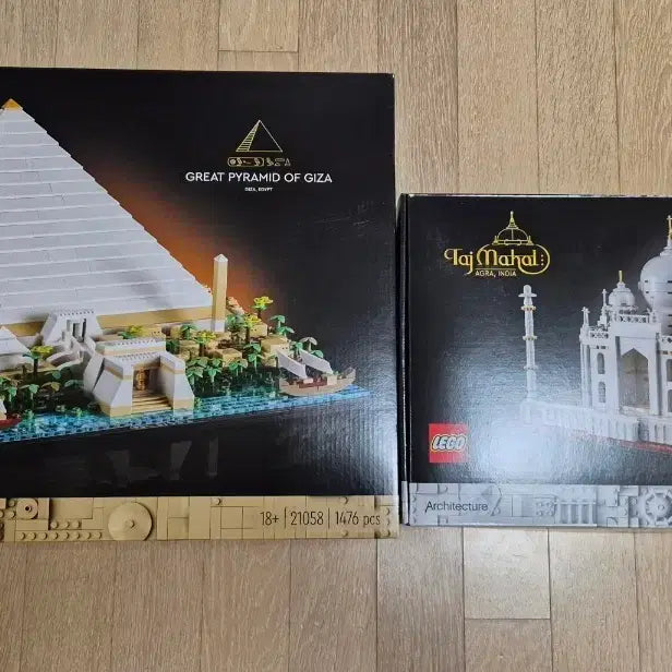 [BUNJANG] LEGO Architecture Great Pyramid of Giza &amp; Taj Mahal Set / 레고 아키텍쳐 대피라미드 &amp; 타지마할 세트