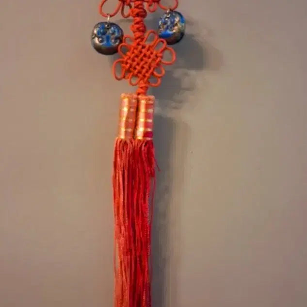 [BUNJANG] Silver Cloisonné Tassel Ornament / 은칠보 방울노리개