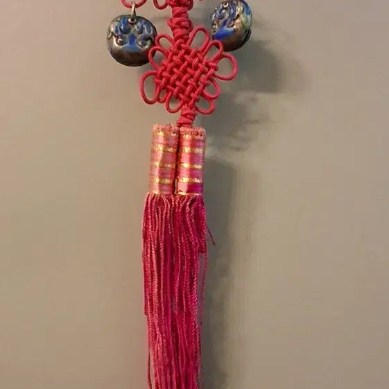 [BUNJANG] Silver Cloisonné Tassel Ornament / 은칠보 방울노리개